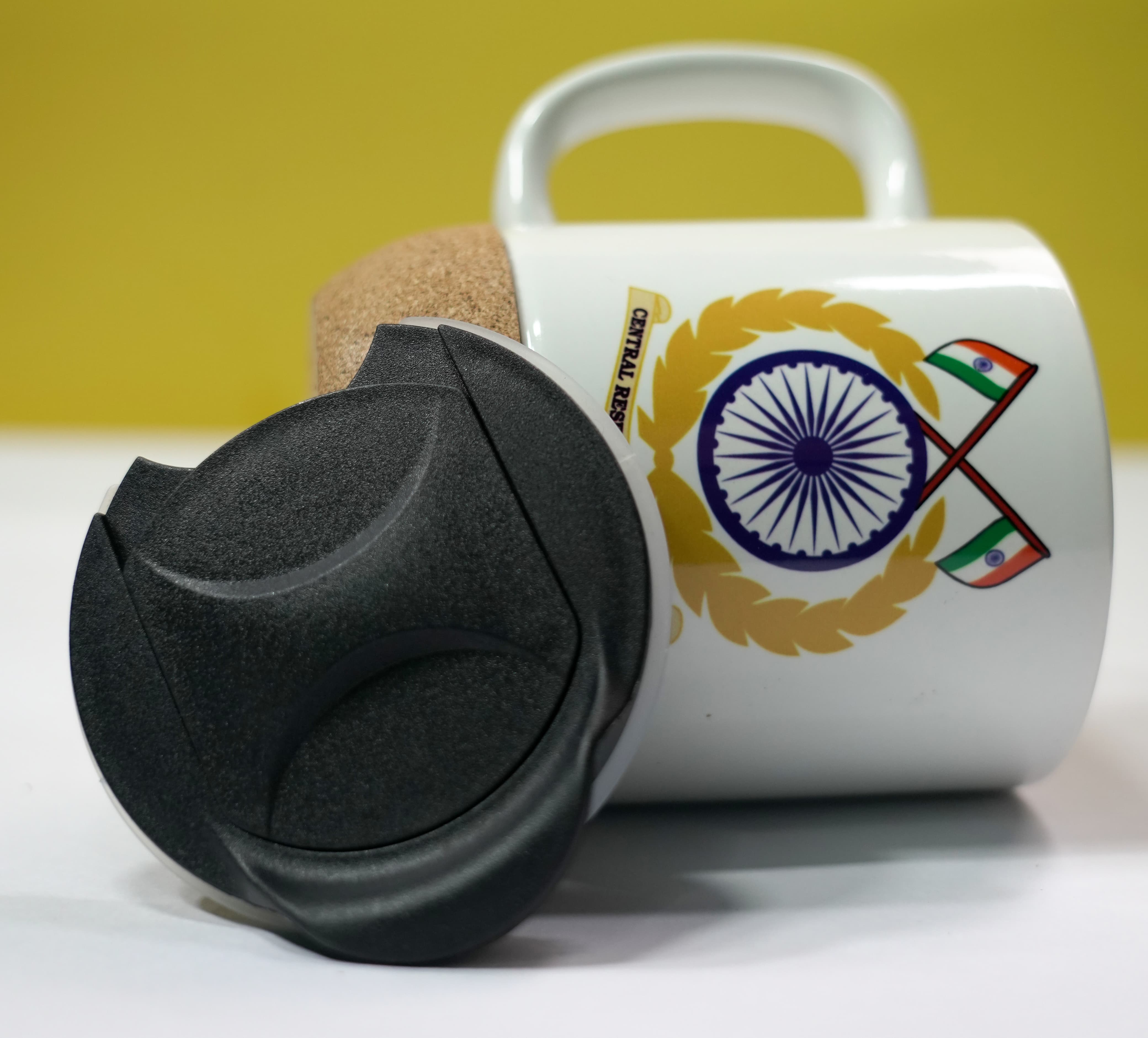 CRPF Cork Bottom Coffee Mug