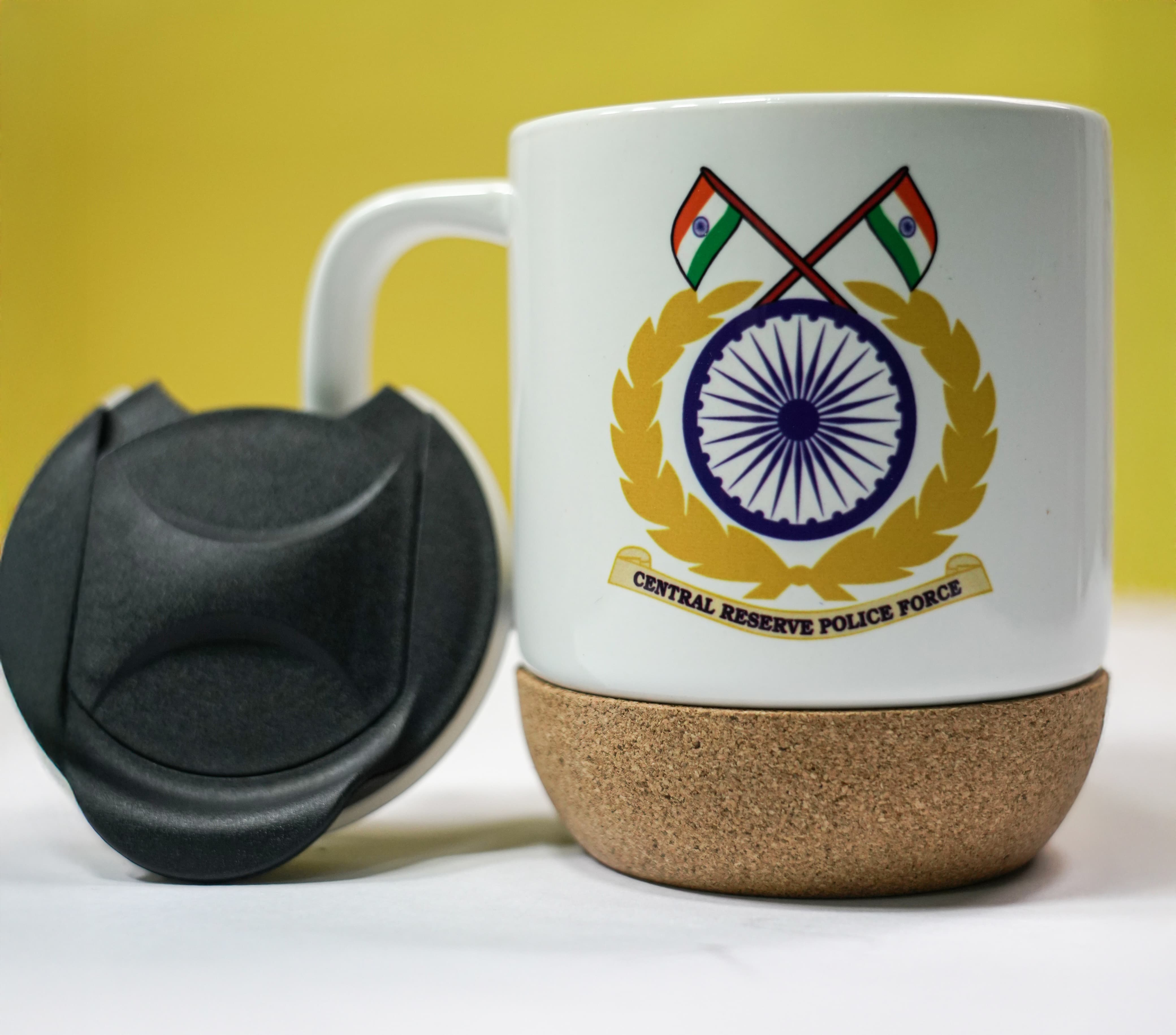 CRPF Cork Bottom Coffee Mug