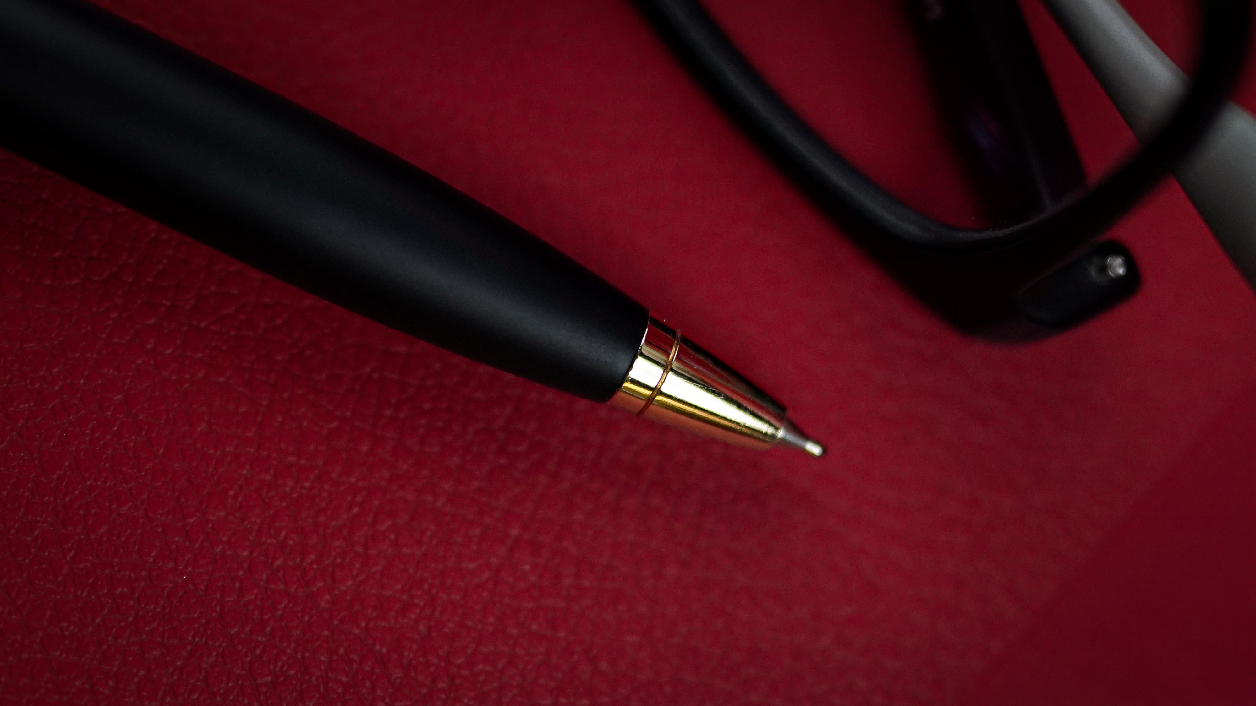 Sleek Black Ballpoint Pen