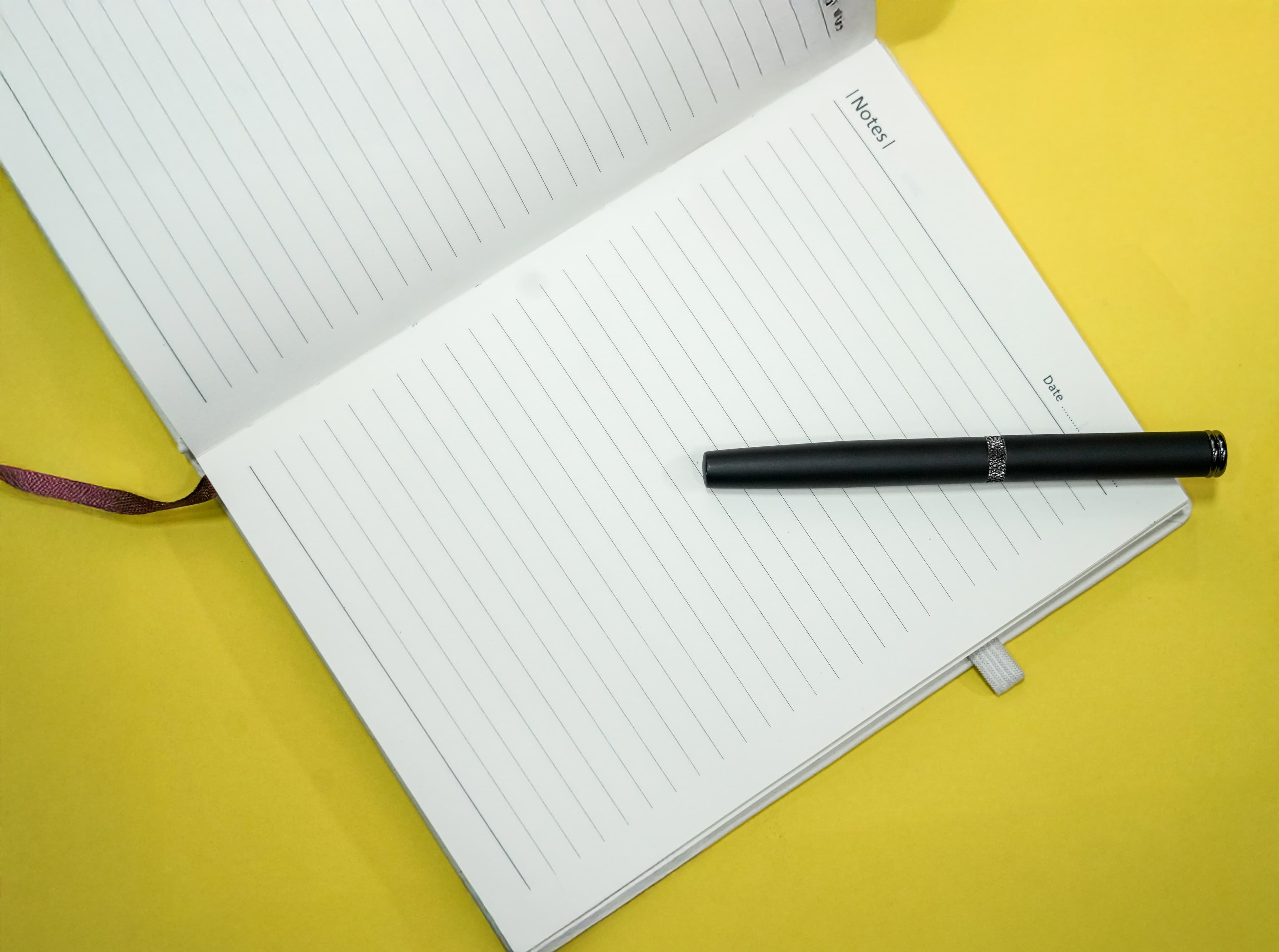Soft-Touch White Notebook