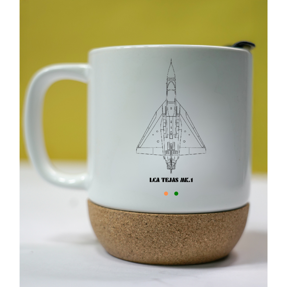 LCA Tejas MK.1 Cork Bottom Mug